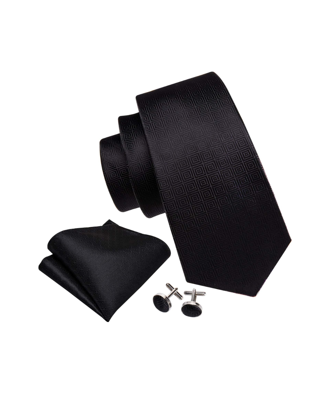 Silk Tie & Accessories Set - Tate Whalun