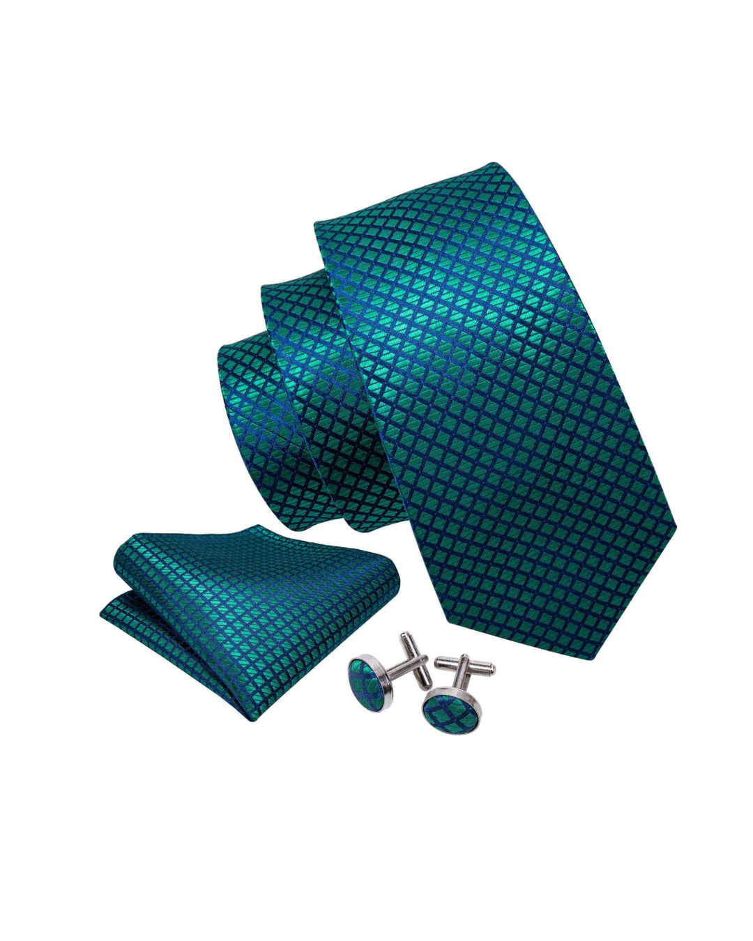 Silk Tie & Accessories Set - Tate Whalun