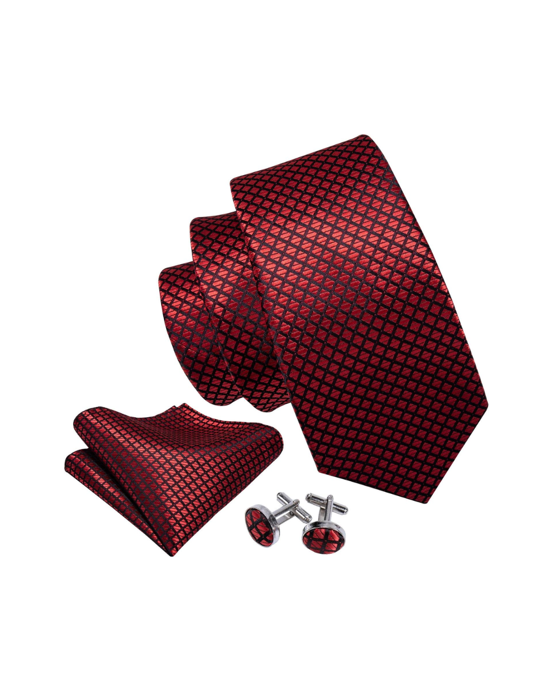 Silk Tie & Accessories Set - Tate Whalun