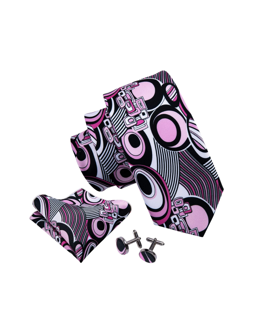 Silk Tie & Accessories Set - Tate Whalun