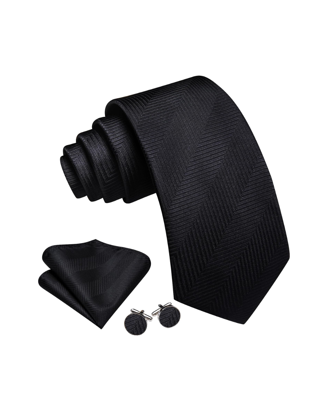 Silk Tie & Accessories Set - Tate Whalun