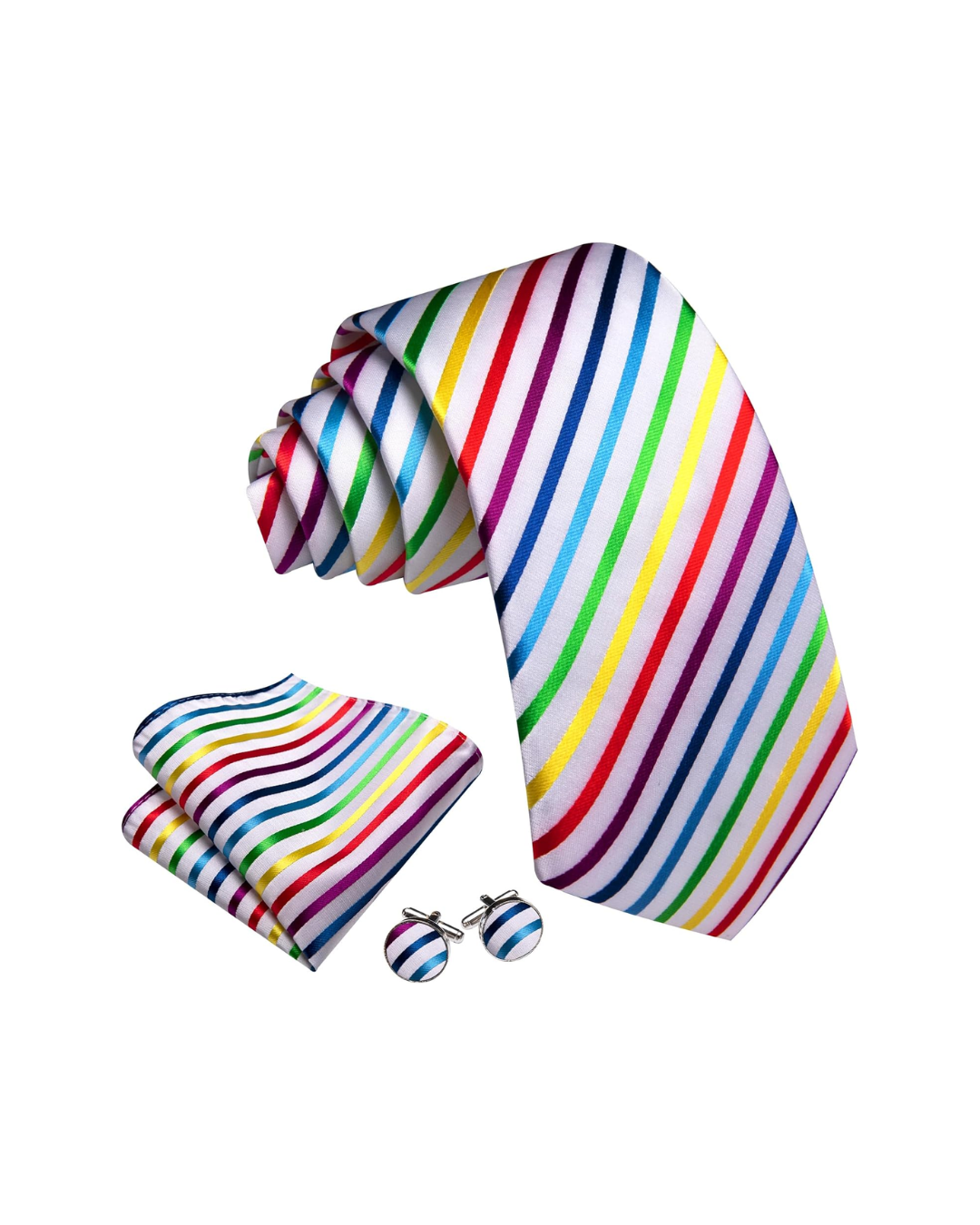 Silk Tie & Accessories Set - Tate Whalun