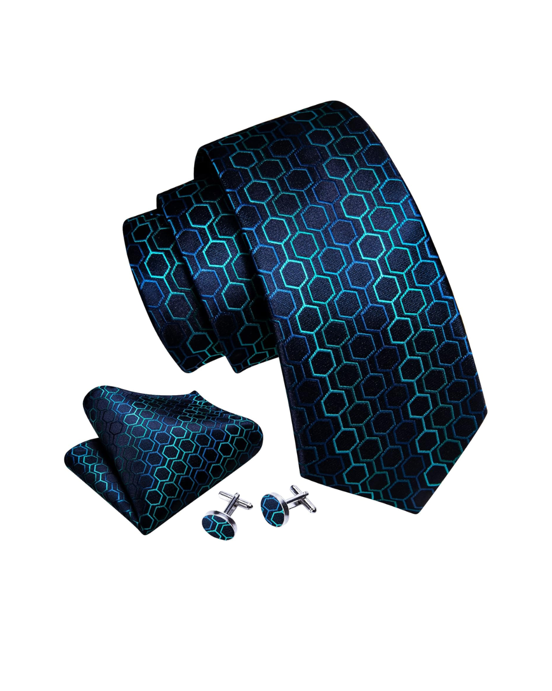 Silk Tie & Accessories Set - Tate Whalun