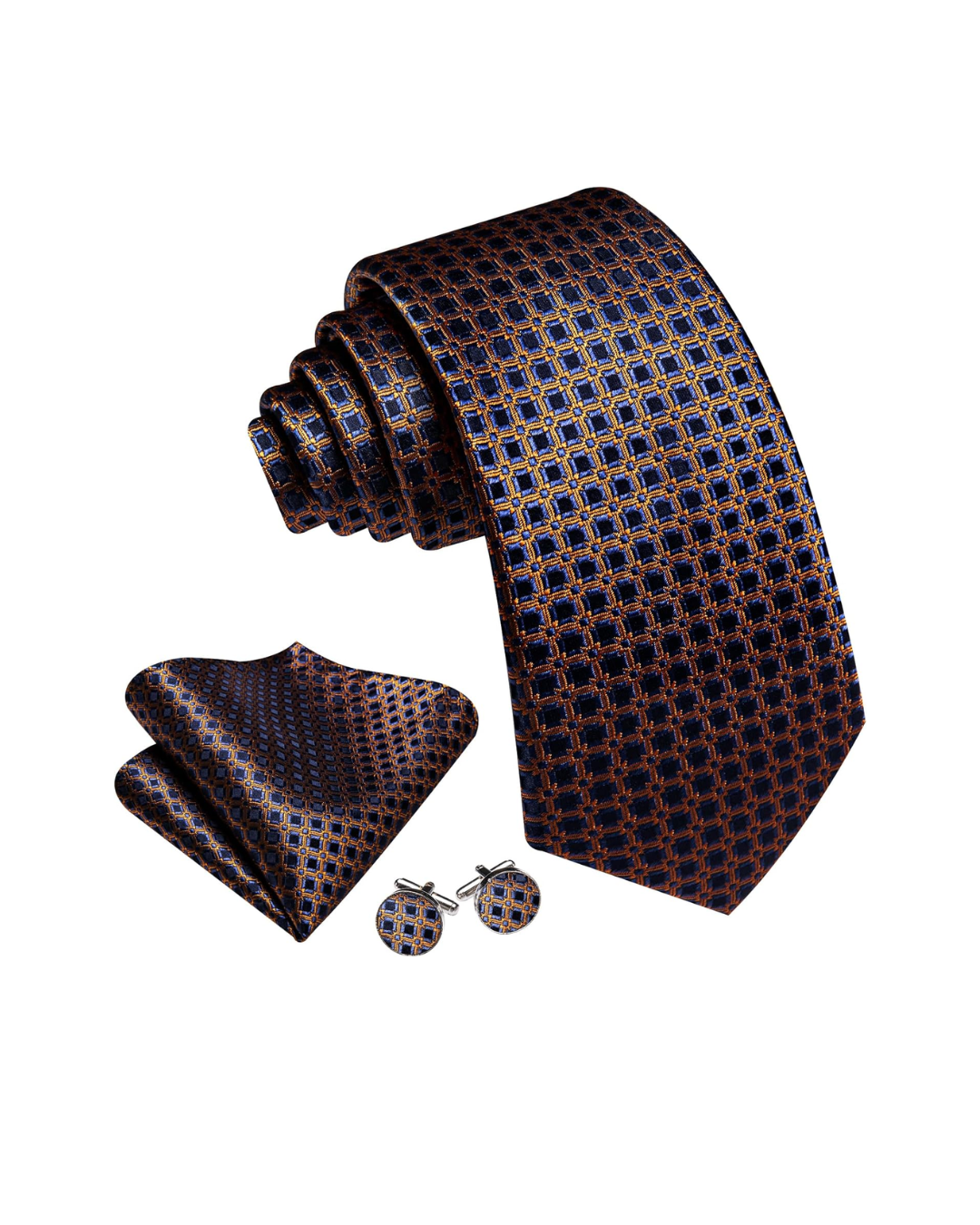 Silk Tie & Accessories Set - Tate Whalun