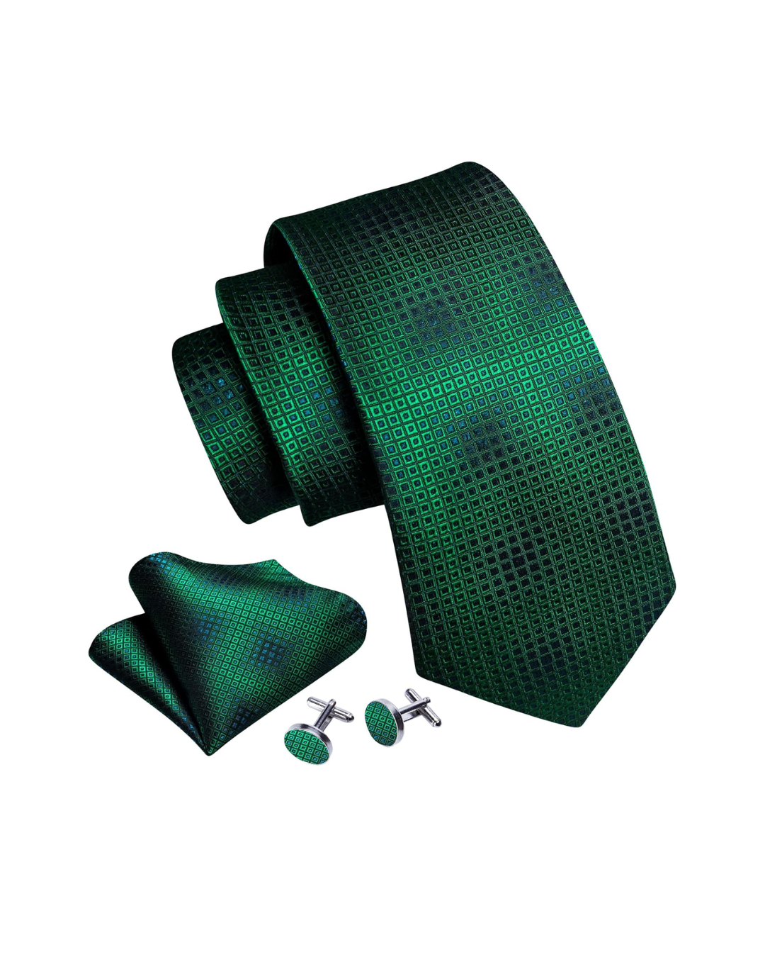 Silk Tie & Accessories Set - Tate Whalun