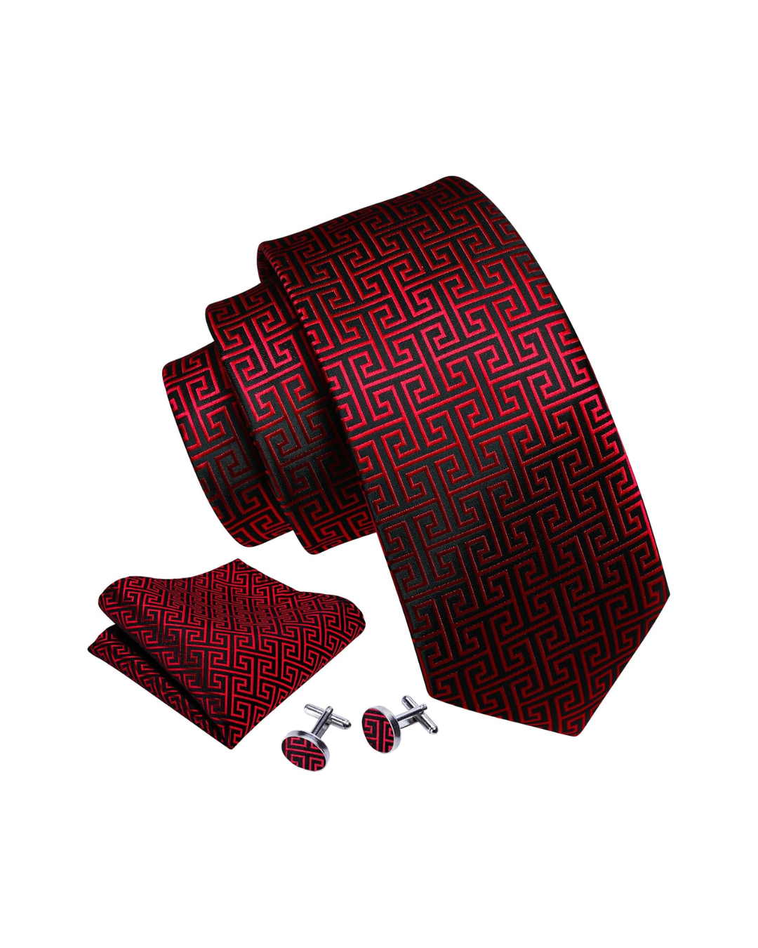 Silk Tie & Accessories Set - Tate Whalun