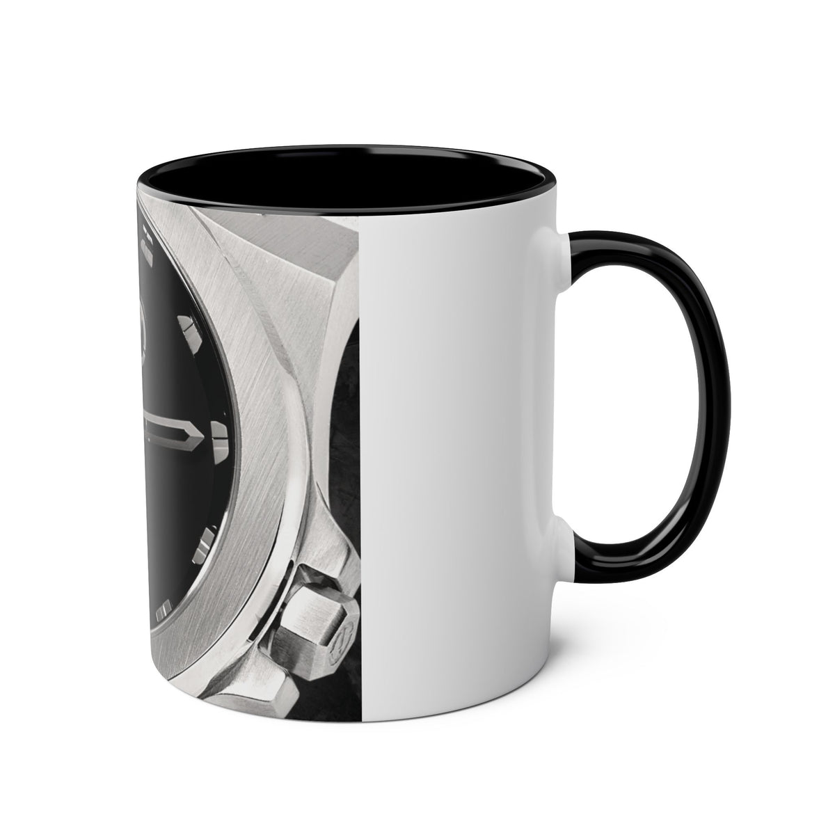 Yearwood Watch Dial - Two-Tone Coffee Mug - Tate Whalun
