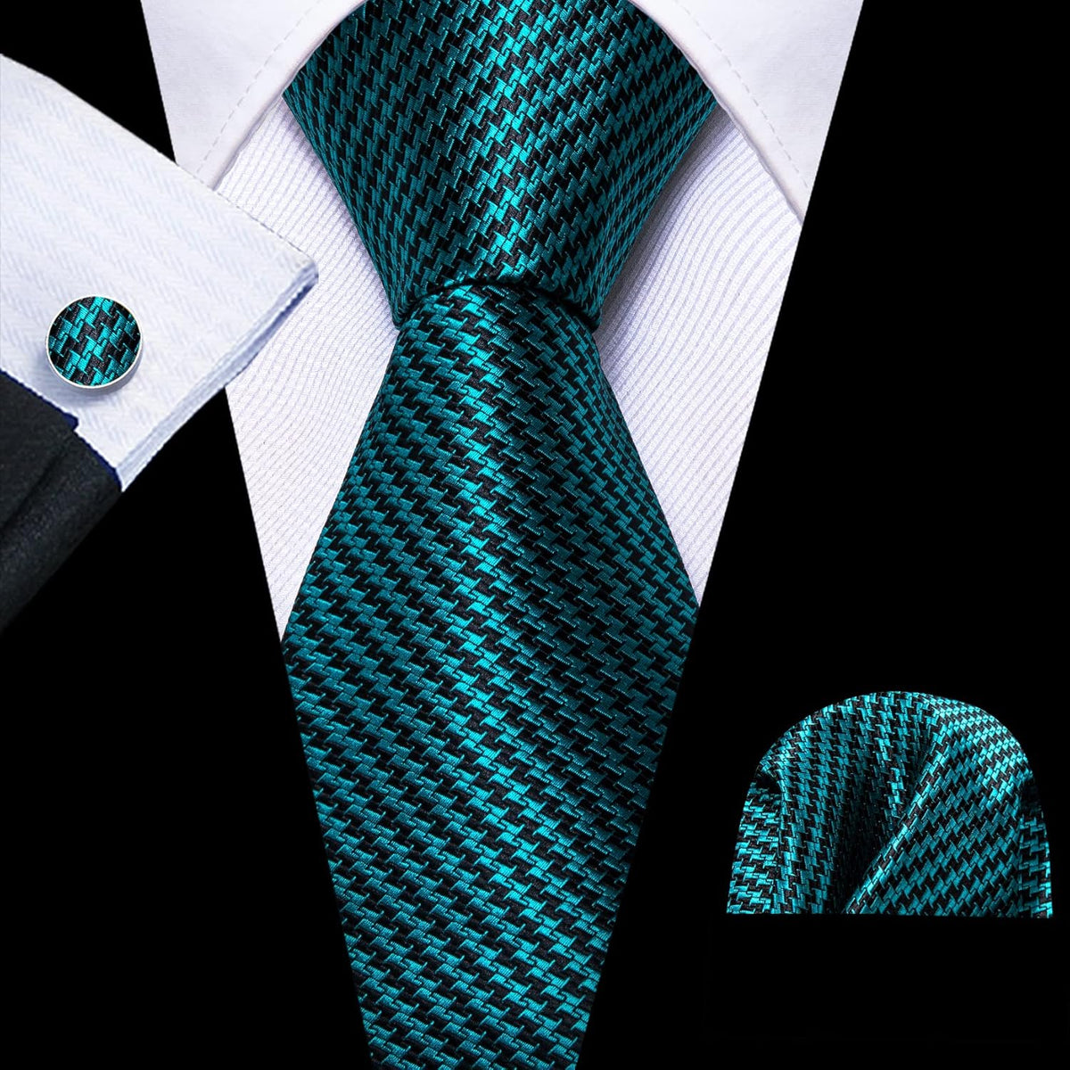 Silk Tie & Accessories Set
