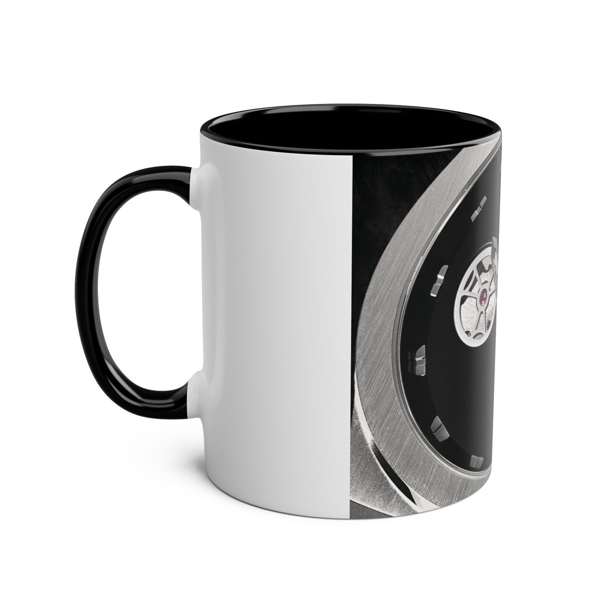 Yearwood Watch Dial - Two-Tone Coffee Mug - Tate Whalun