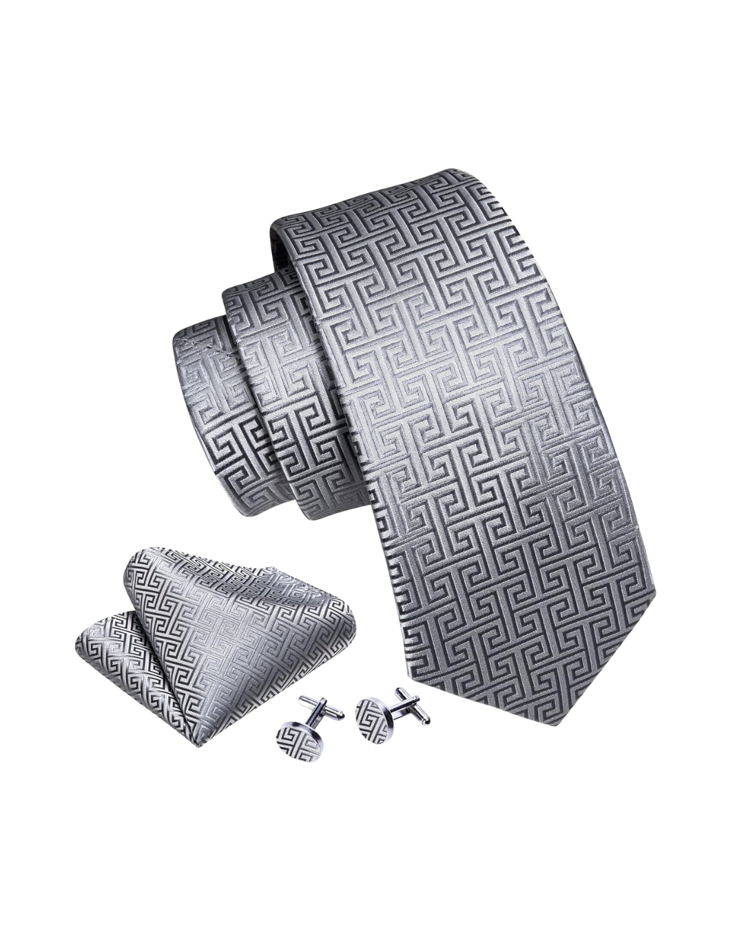 Silk Tie & Accessories Set - Tate Whalun