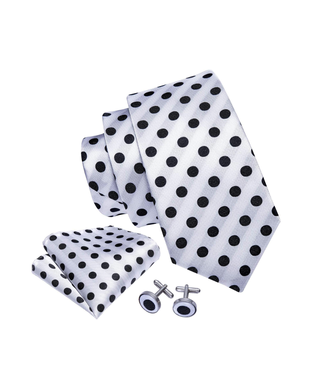 Silk Tie & Accessories Set - Tate Whalun