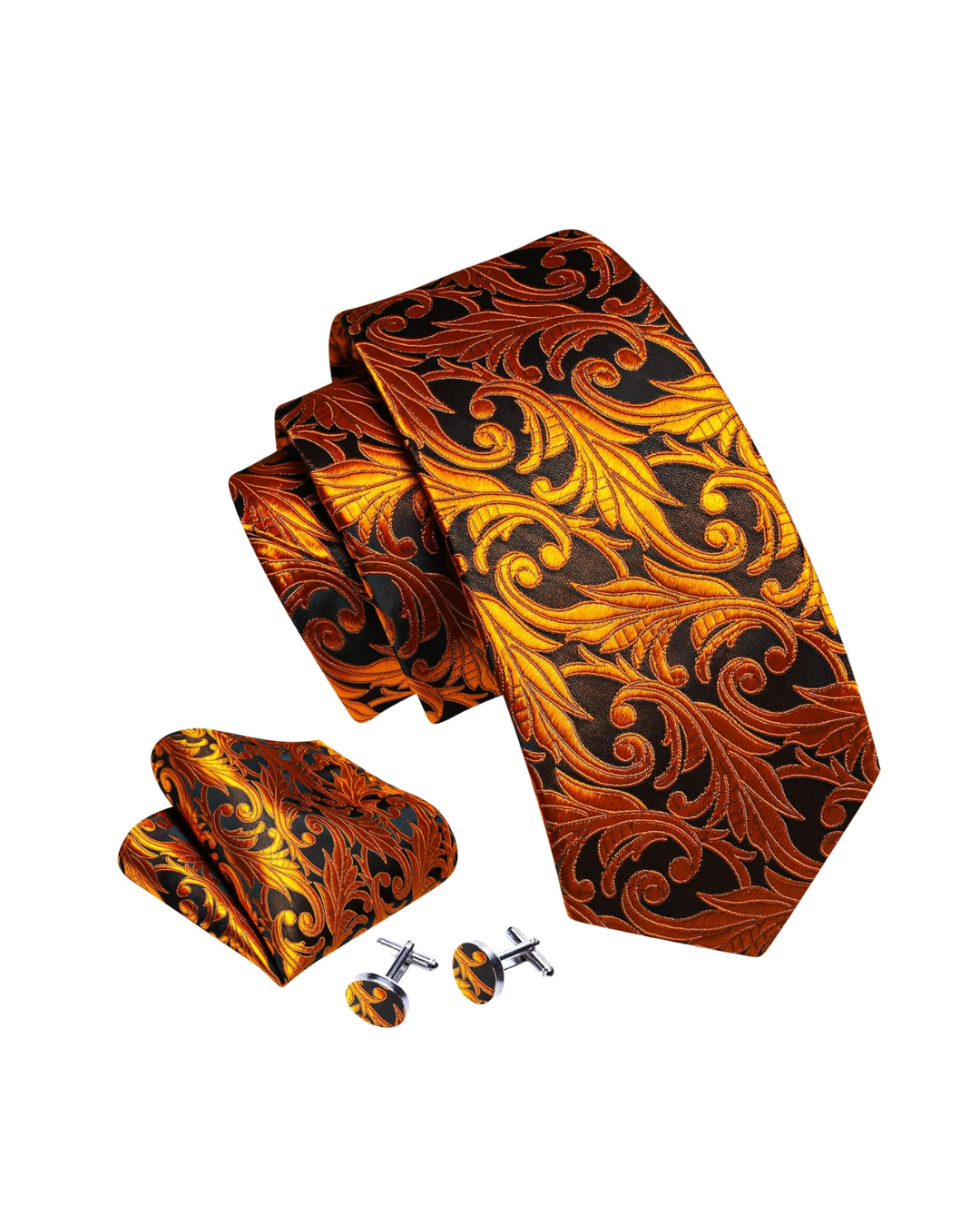 Silk Tie & Accessories Set - Tate Whalun