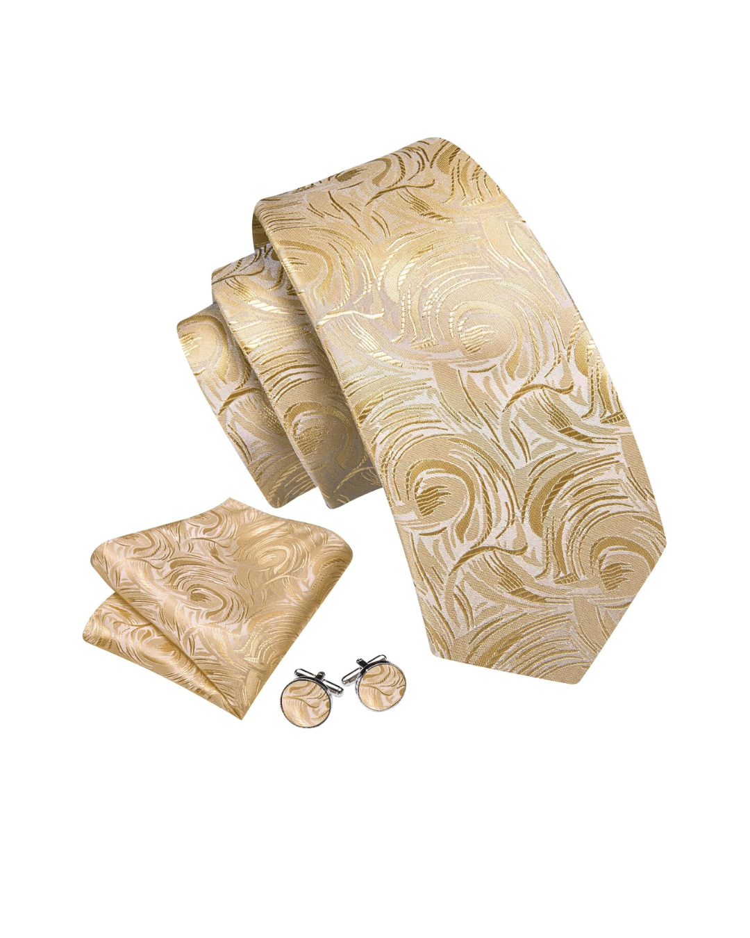 Silk Tie & Accessories Set - Tate Whalun