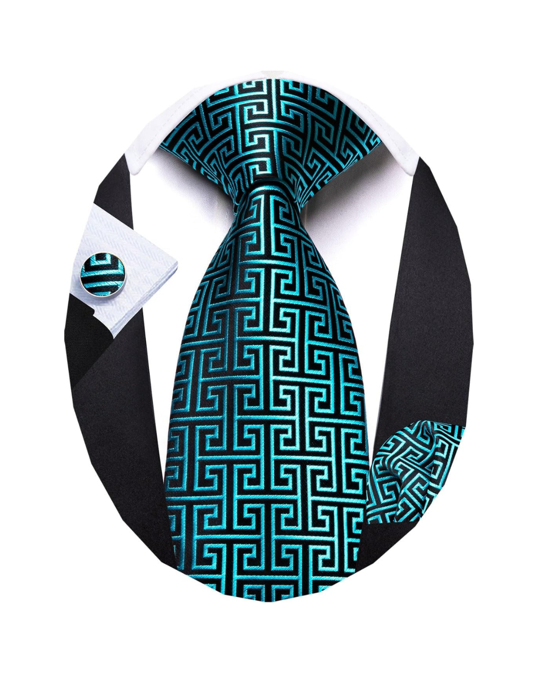 Silk Tie & Accessories Set - Tate Whalun