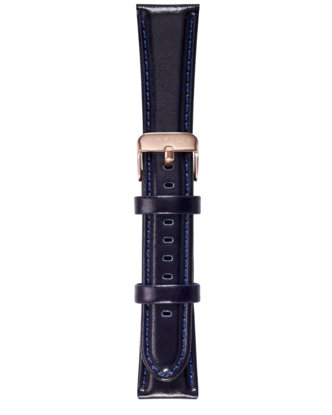Midnight Navy Blue | Leather Strap - Tate Whalun