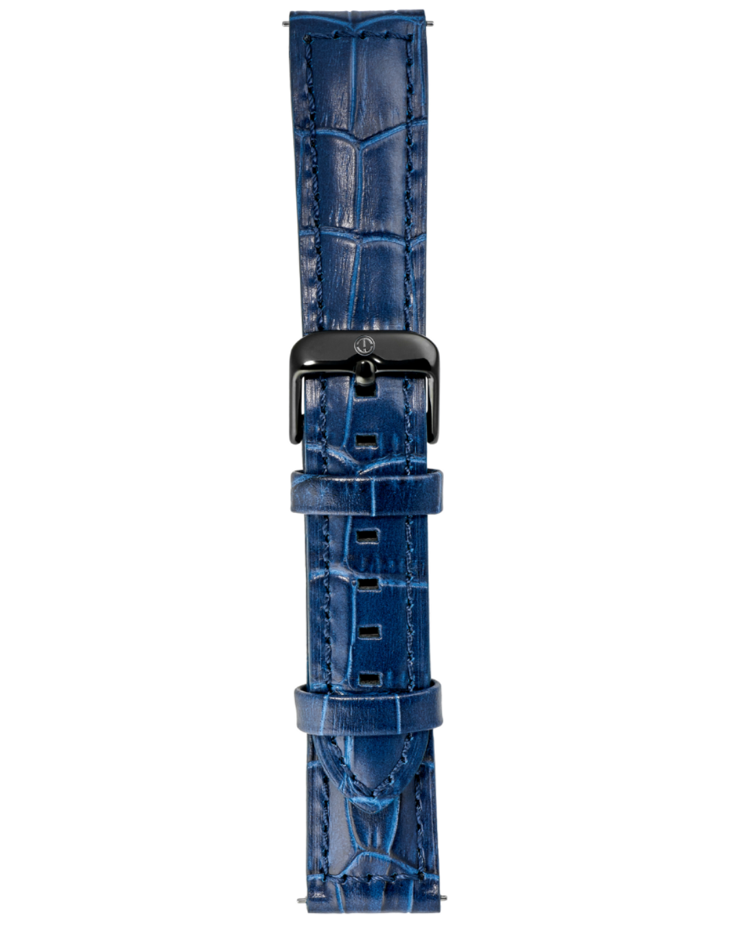 Navy Blue | Leather Strap - Tate Whalun