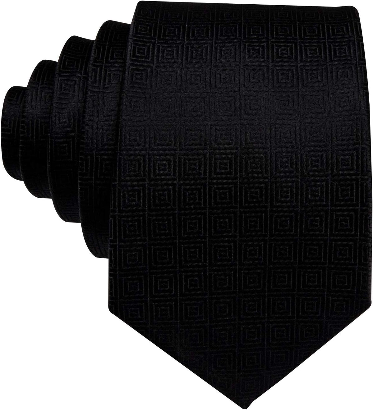 Classic Mens Ties Silk Necktie Pocket Square Cufflinks Set Woven Designer Wedding Business
