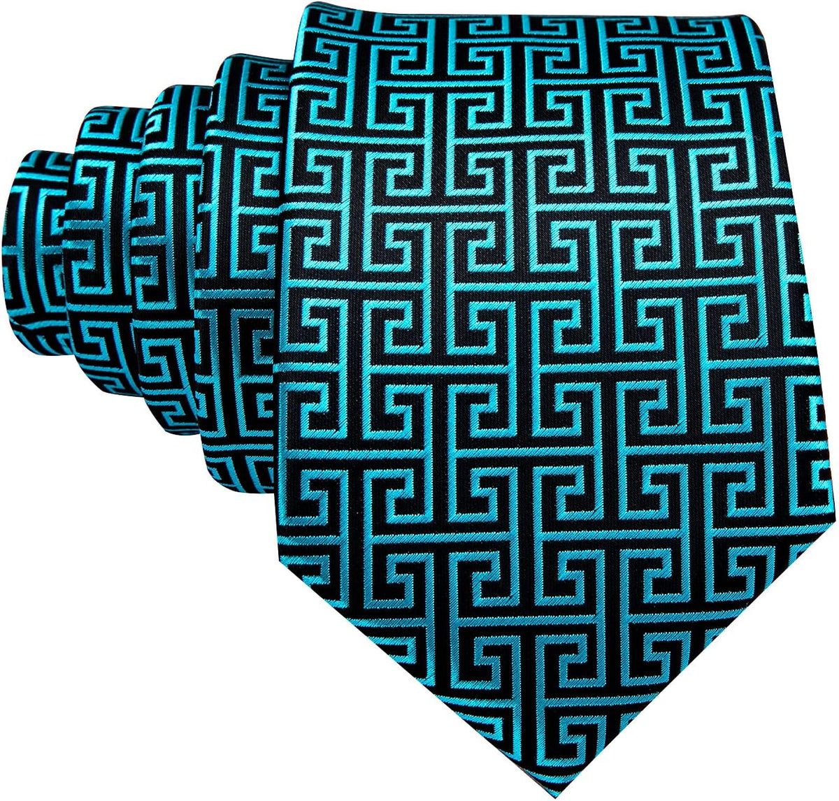 Classic Mens Ties Silk Necktie Pocket Square Cufflinks Set Woven Designer Wedding Business