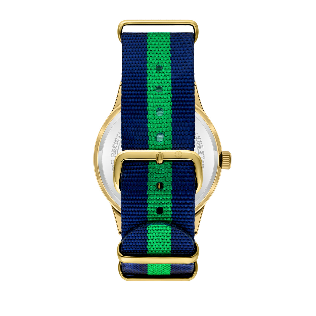 Executive Metropolitan - Green and Blue Striped Nato Strap - Tate Whalun