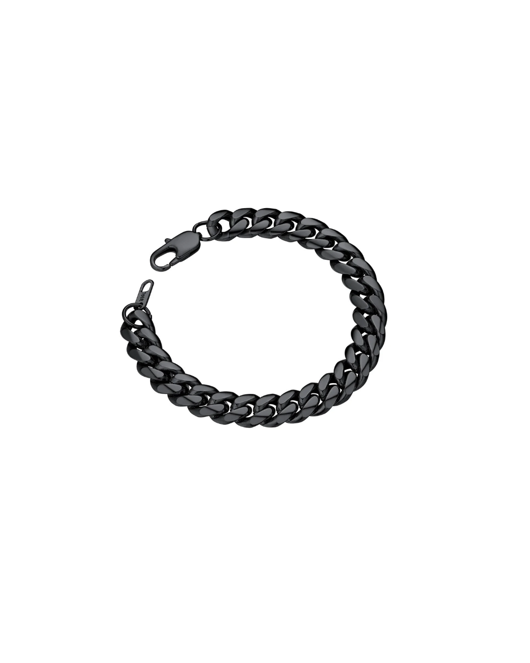 Black Stainless Steel Bracelet Mens Bracelet