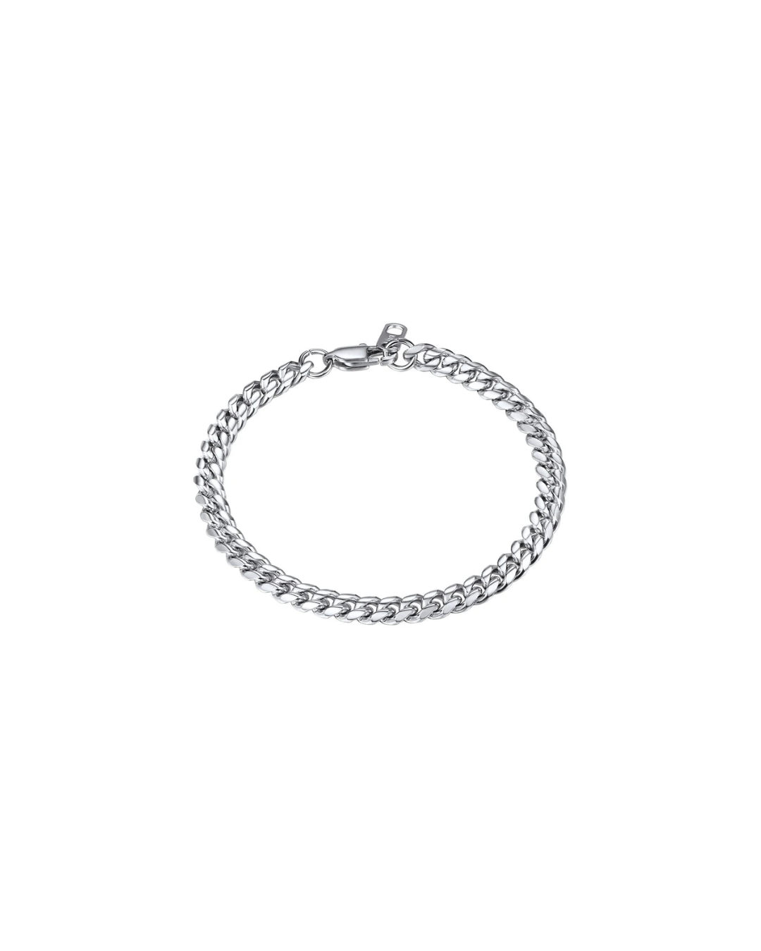 Unisex Cuban Link 6MM Wide Stainless Steel Chain Bracelets