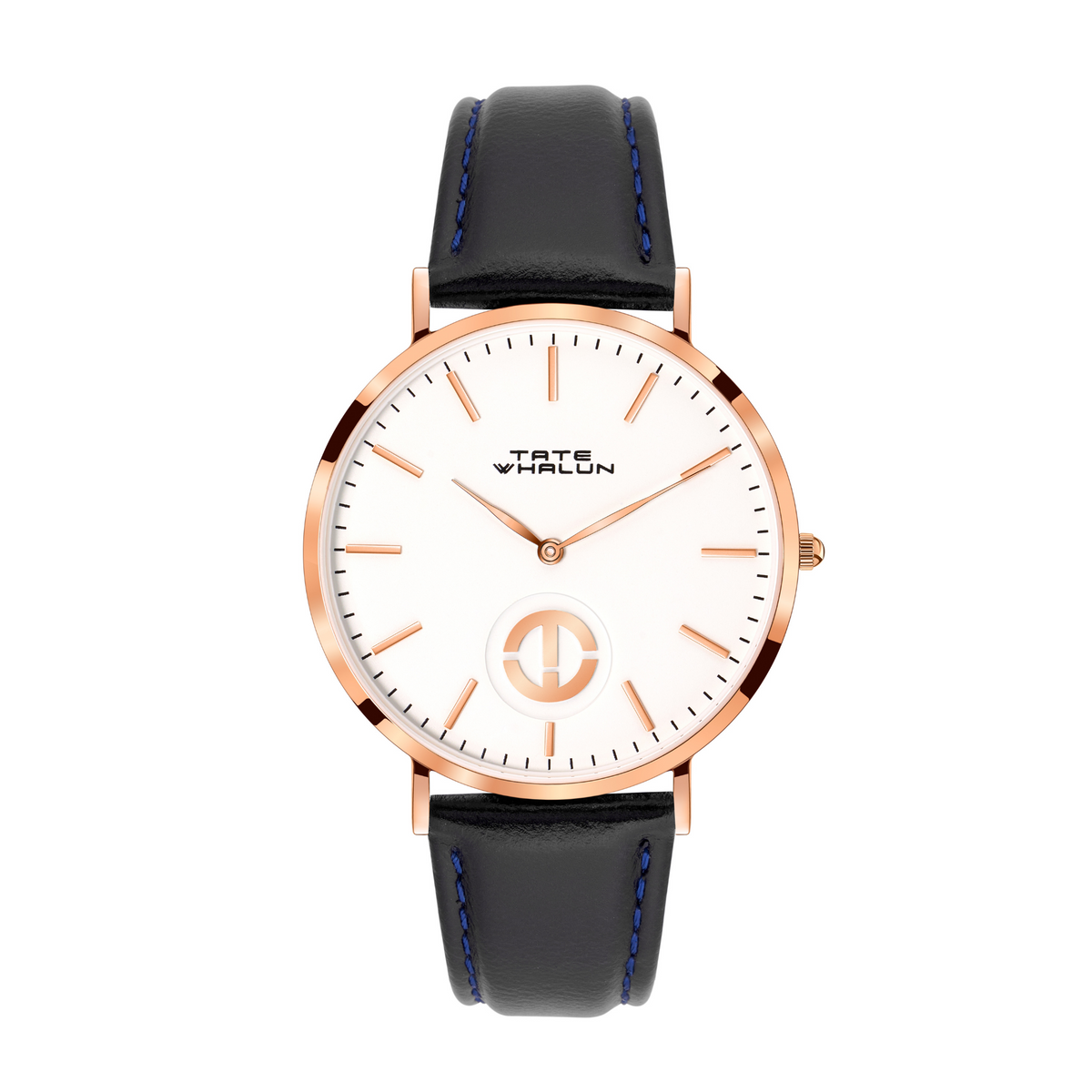 Berkshire Rose | Midnight Blue Leather Strap - Tate Whalun