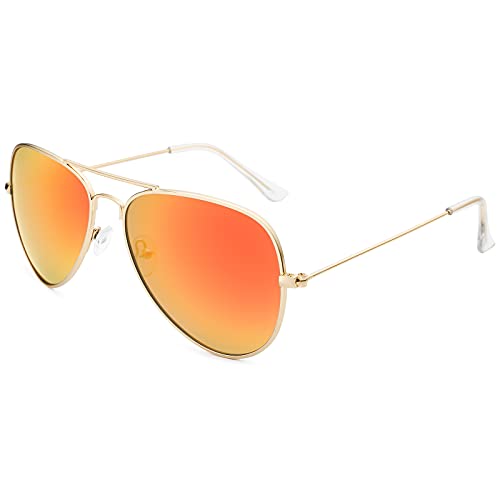 Skyline Aviators Gold | Red - Tate Whalun