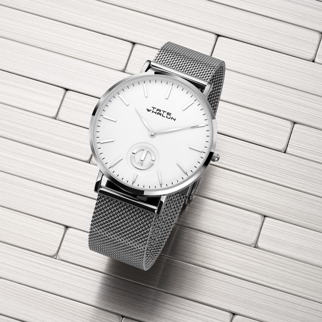 Berkshire Silver | Mesh Strap - Tate Whalun