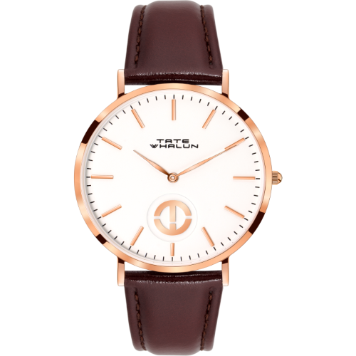 Berkshire Rose | Cognac Leather Strap - Tate Whalun