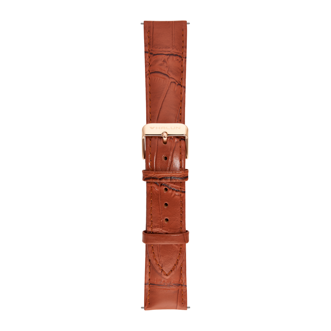 Light Brown | Faux Leather Strap - Tate Whalun