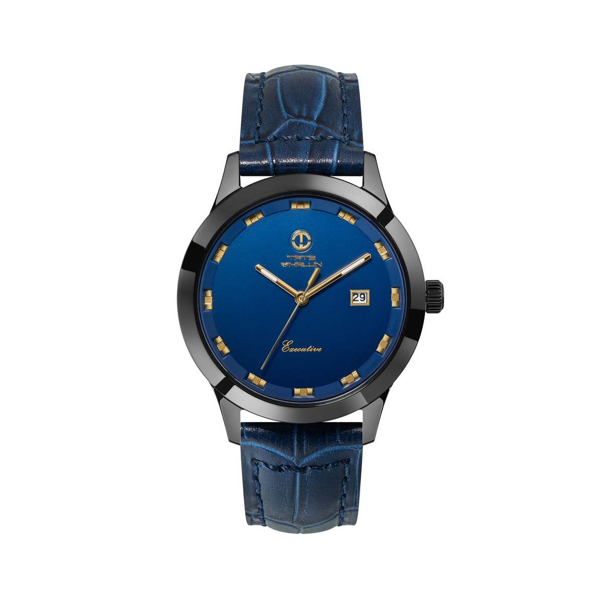 Benning | Blue Croc Strap - Tate Whalun